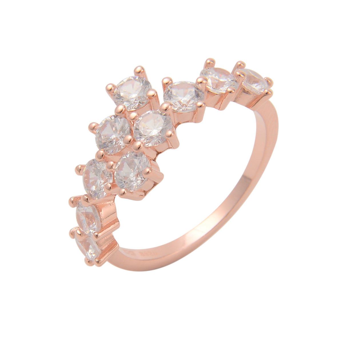 Leonie Ring - ציפוי זהב אדום 14K