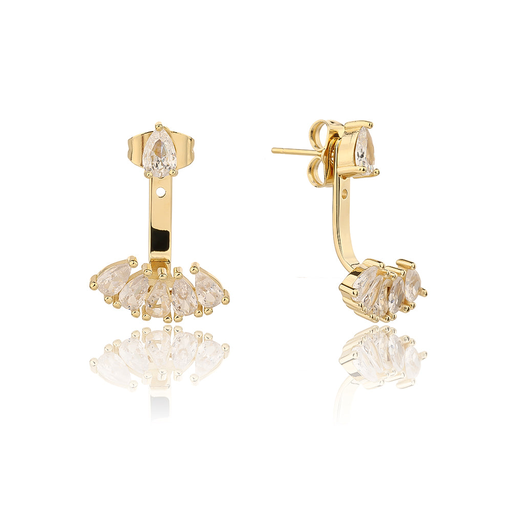 Jolie Earrings - ציפוי זהב 14K