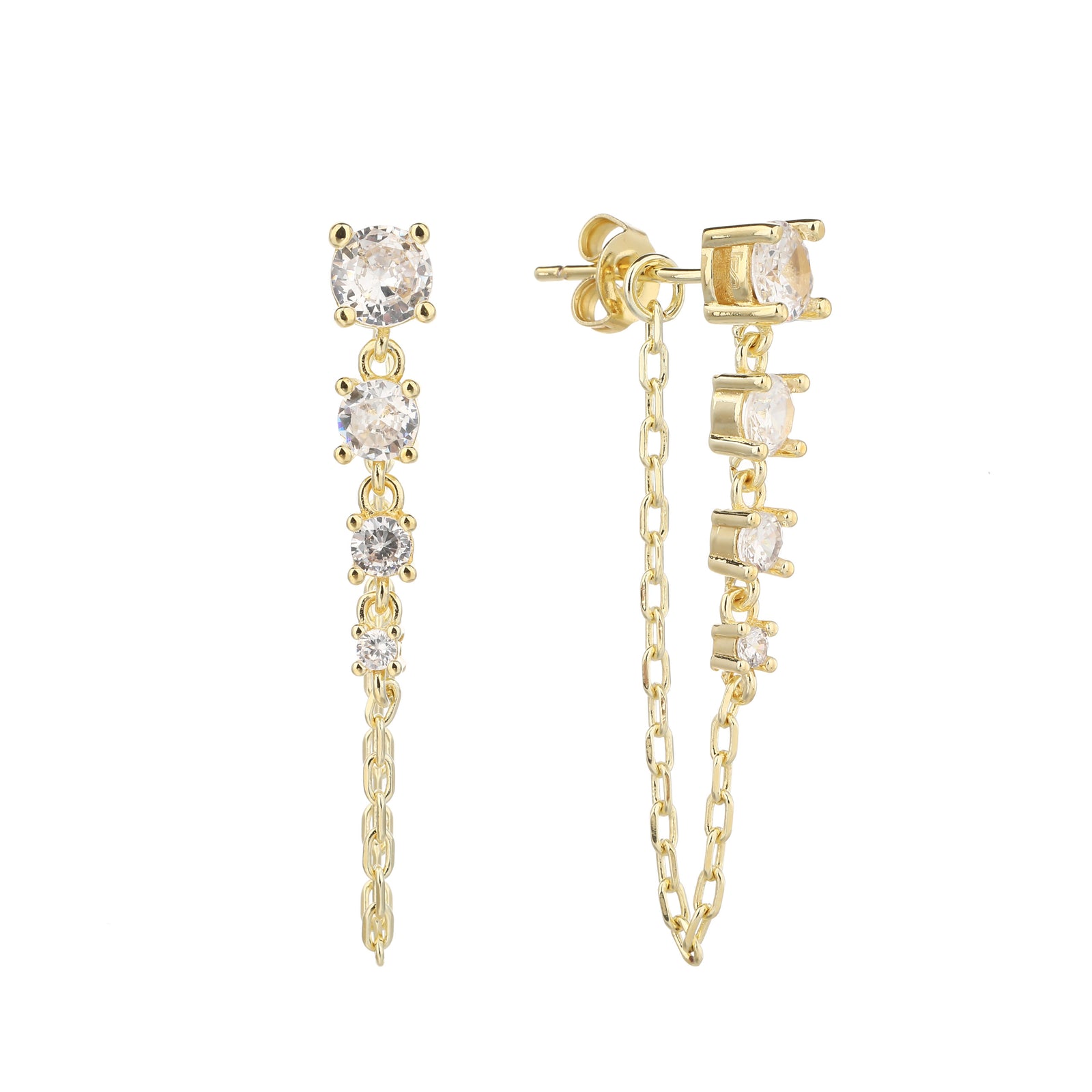 Yuna Earrings - ציפוי זהב 14K