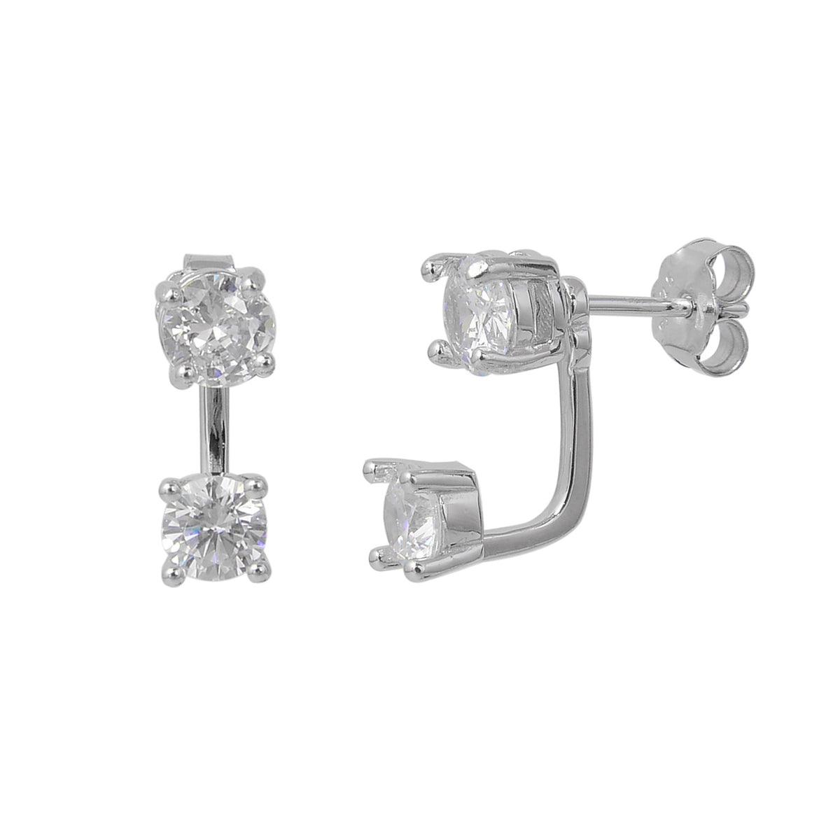 Zia Earrings - כסף אמיתי 925