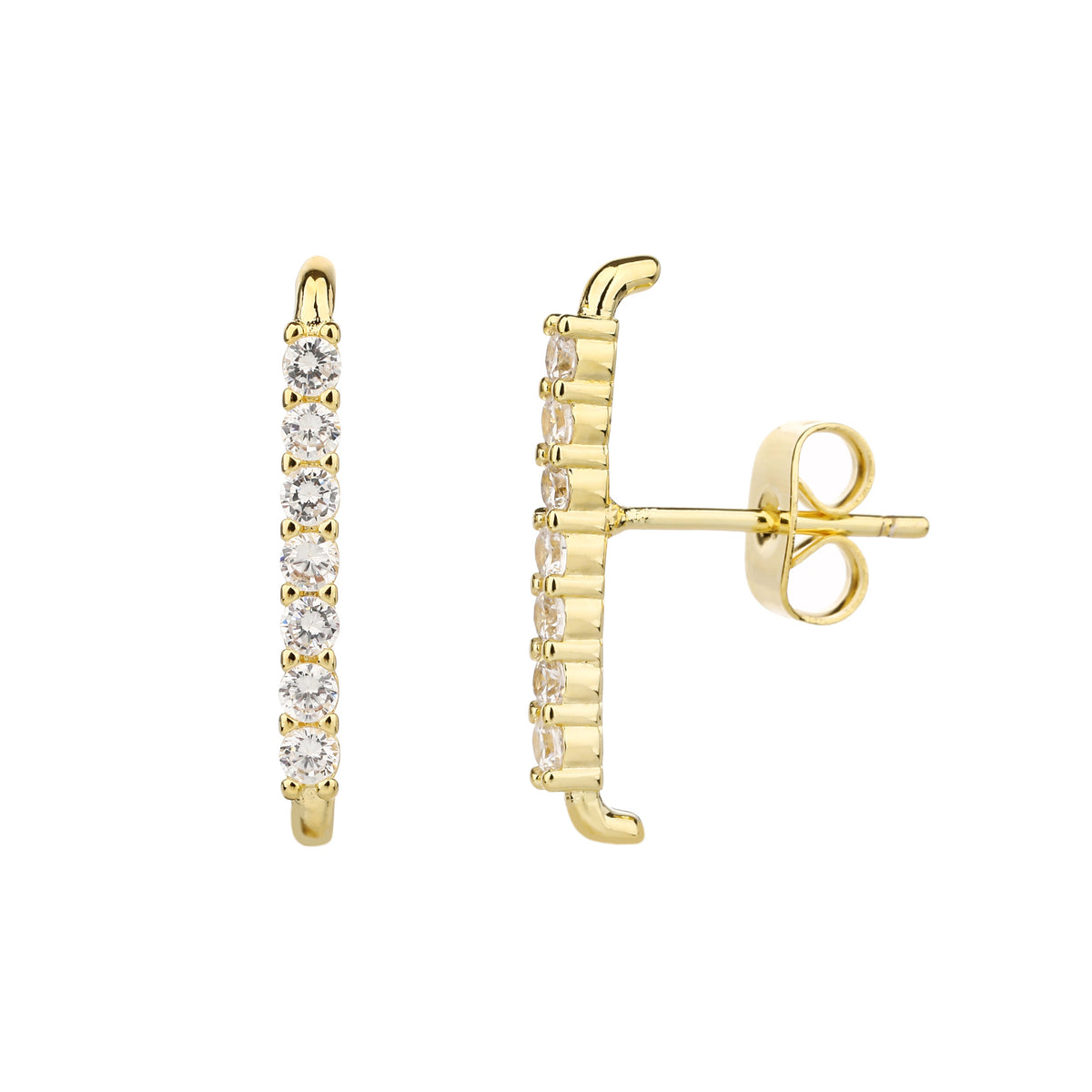 Opal Earrings - ציפוי זהב 14K