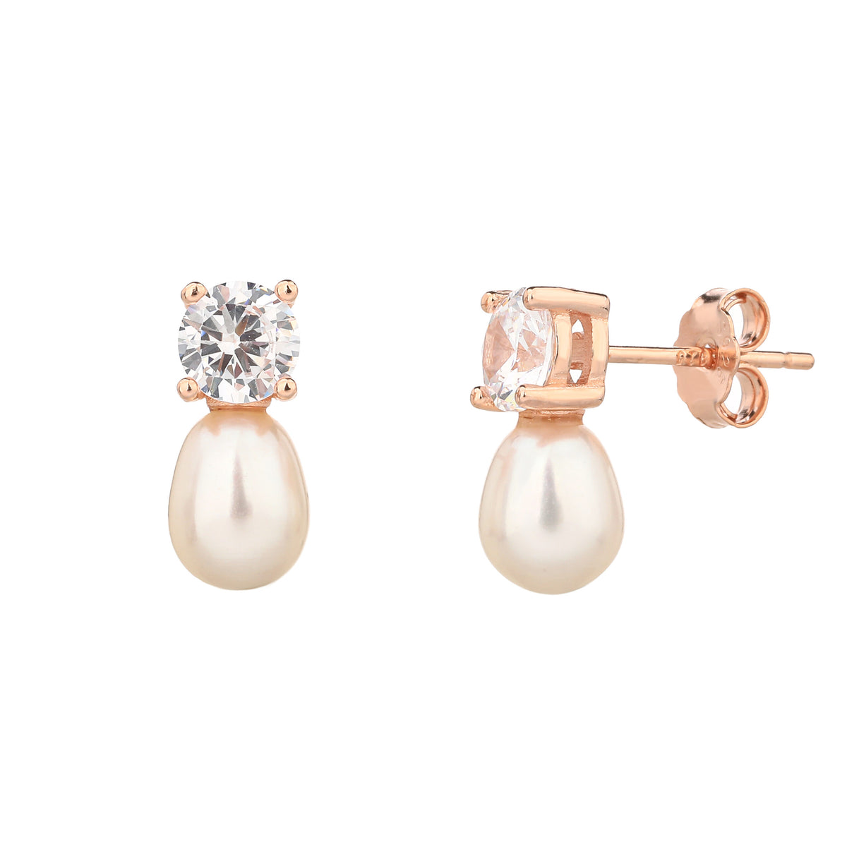 Freya Earrings - ציפוי זהב אדום 14K