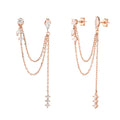Skye Earrings - ציפוי זהב אדום 14K