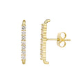 Opal Earrings - ציפוי זהב 14K