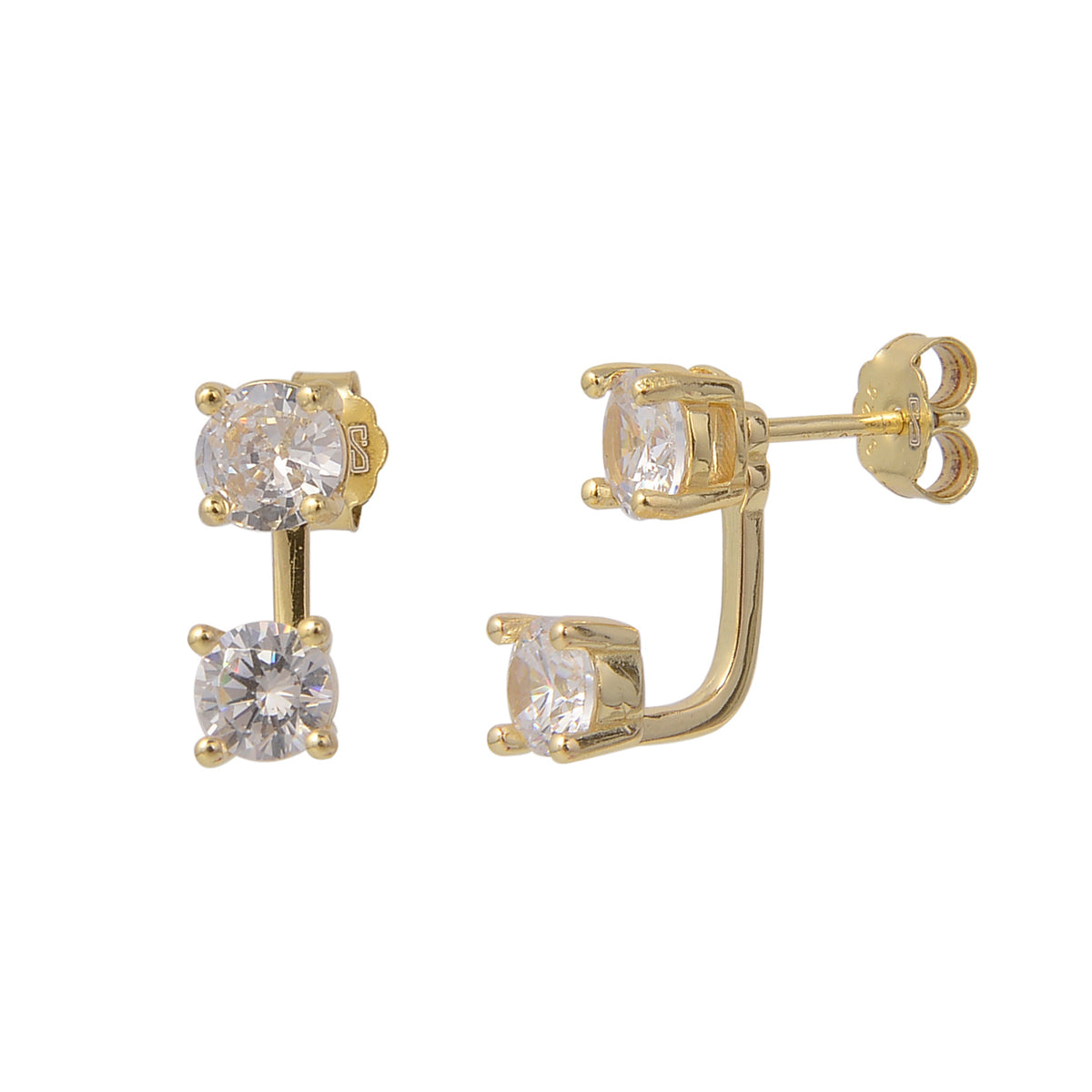 Zia Earrings - ציפוי זהב 14K