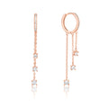 Dalia Earrings - ציפוי זהב אדום 14K