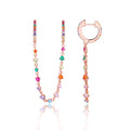 Gaia Earrings - ציפוי זהב אדום 14K