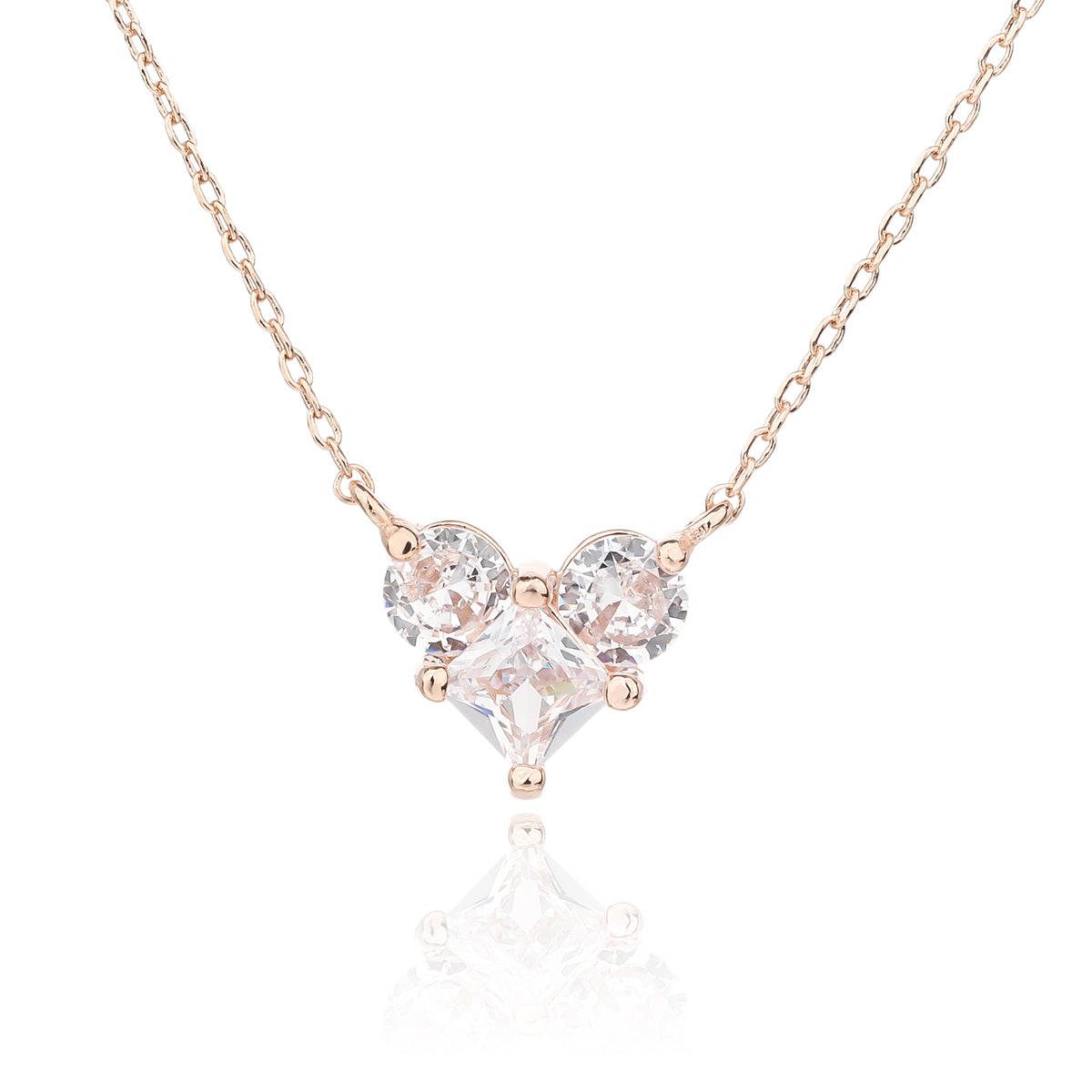 Darcy Necklace - ציפוי זהב אדום 14K