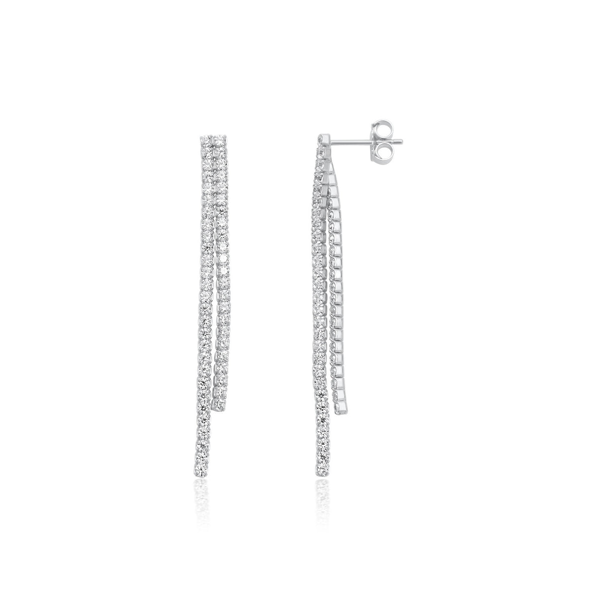 Carys Earrings - כסף אמיתי 925