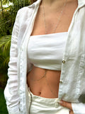 Eve Belly Chain - כסף אמיתי 925