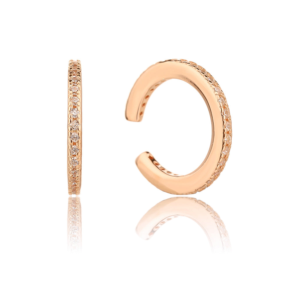 Nessa Earrings - ציפוי זהב אדום 14K