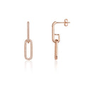Lucia Earrings - ציפוי זהב אדום 14K