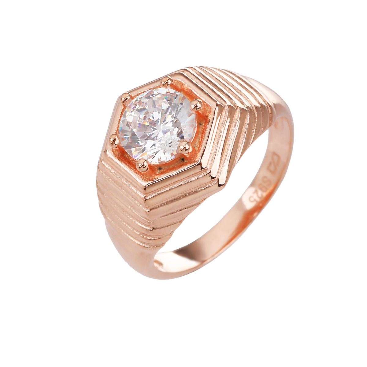 Esme Ring - ציפוי זהב אדום 14K