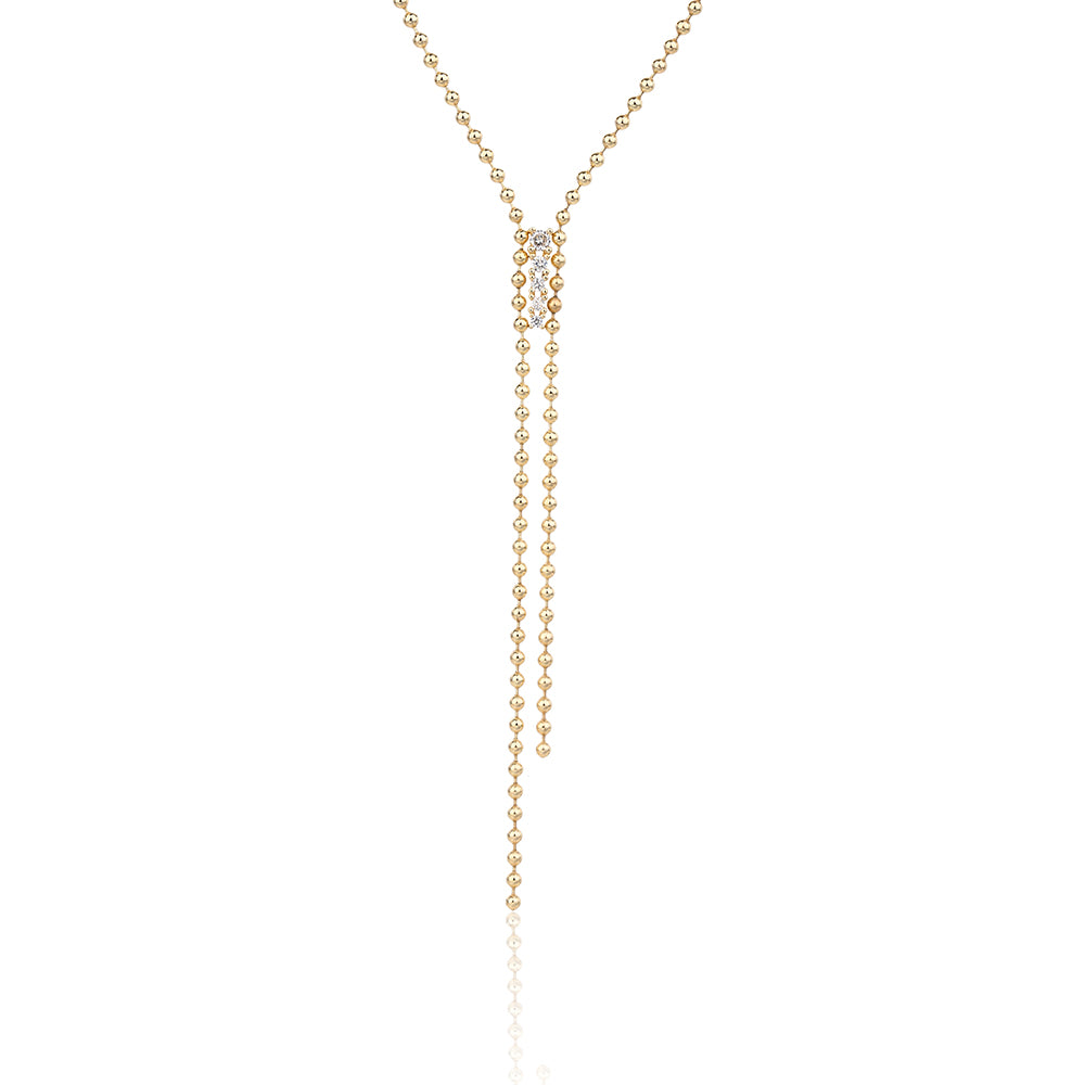 Faye Necklace - ציפוי זהב 14K