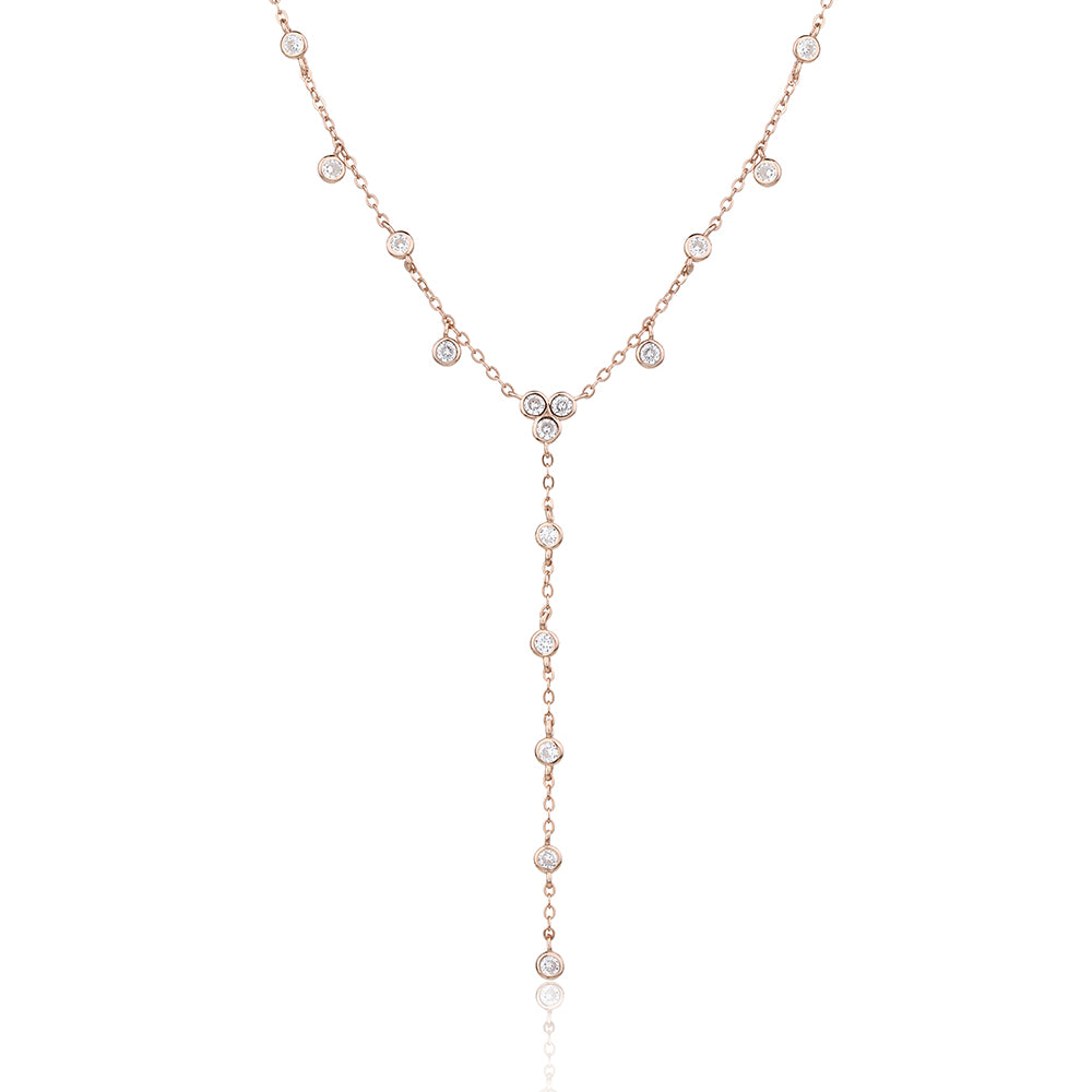 Gigi Necklace - ציפוי זהב אדום 14K