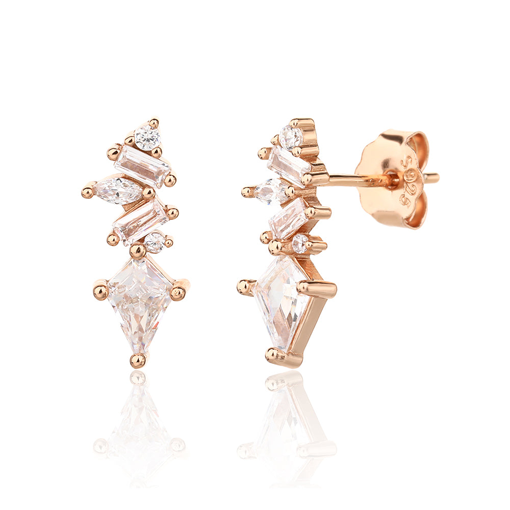 Kiara Earrings - ציפוי זהב אדום 14K