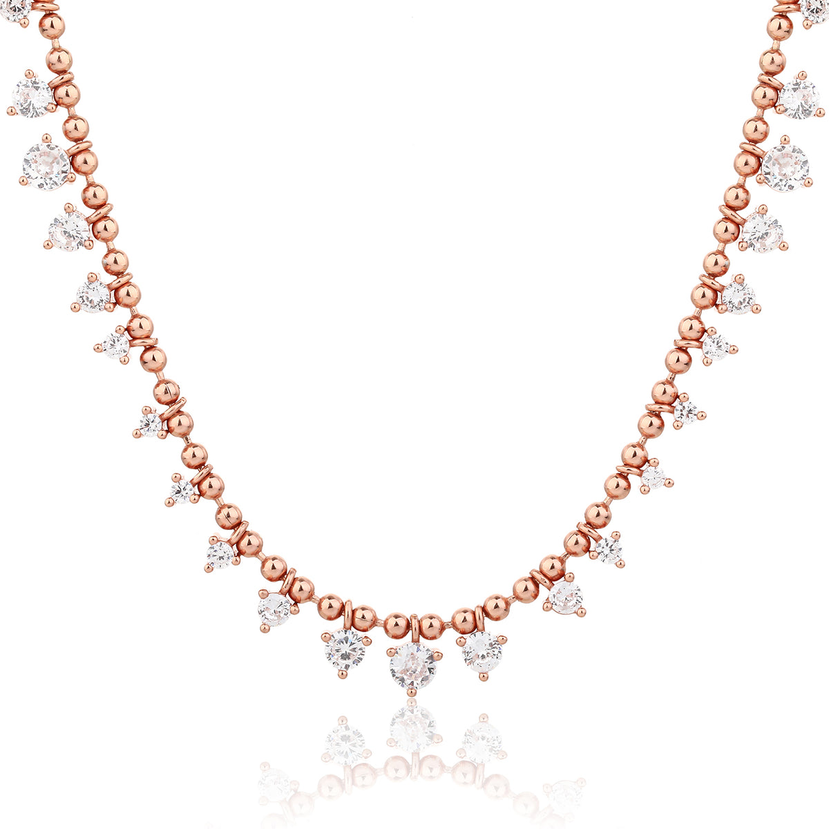 Soraya Necklace - ציפוי זהב אדום 14K