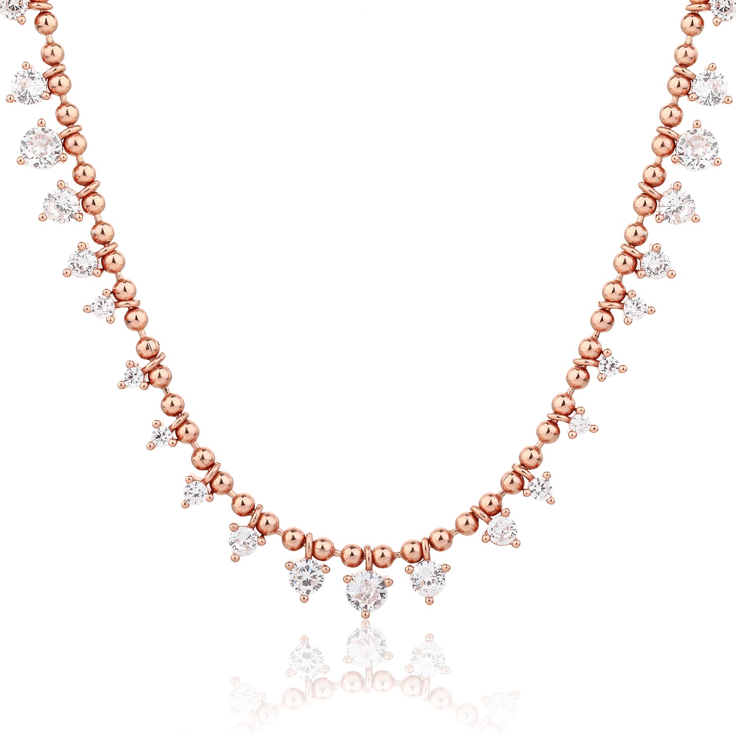Soraya Necklace - ציפוי זהב אדום 14K