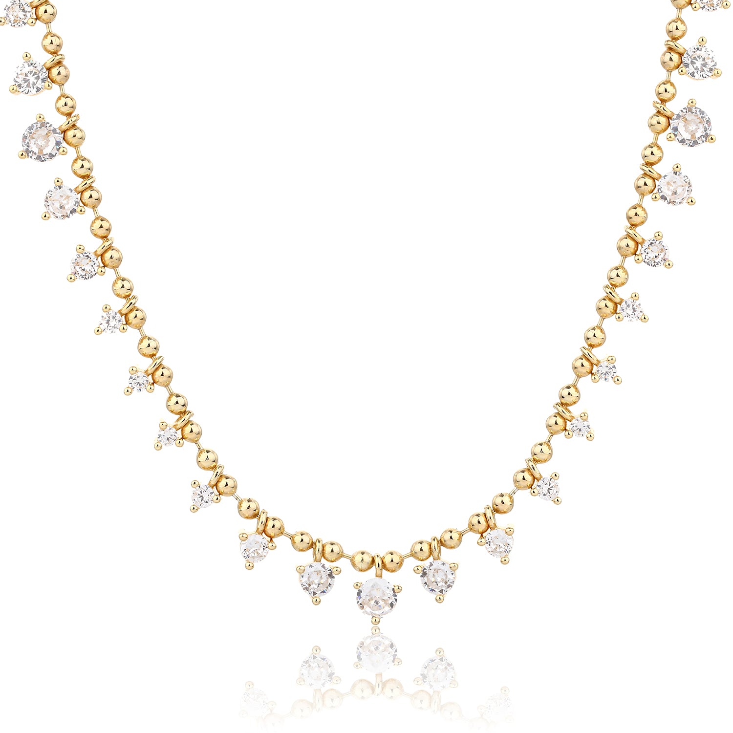 Soraya Necklace - ציפוי זהב 14K