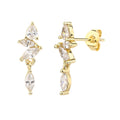 Tess Earrings - ציפוי זהב 14K