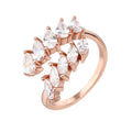 Iris Ring - ציפוי זהב אדום 14K