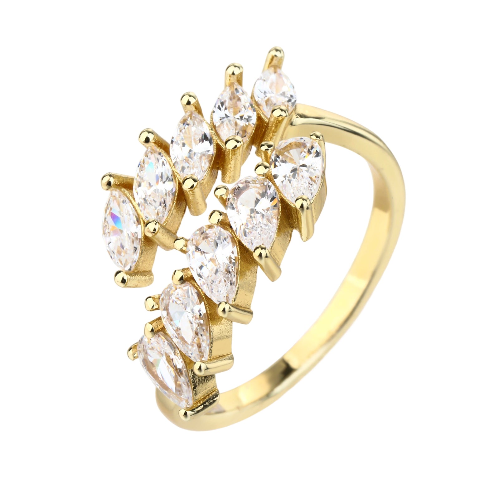 Iris Ring - ציפוי זהב 14K