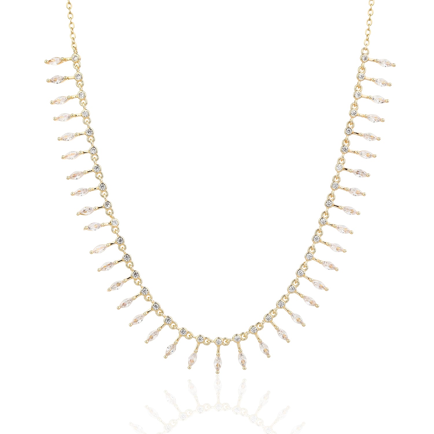 Livia Necklace - ציפוי זהב 14K