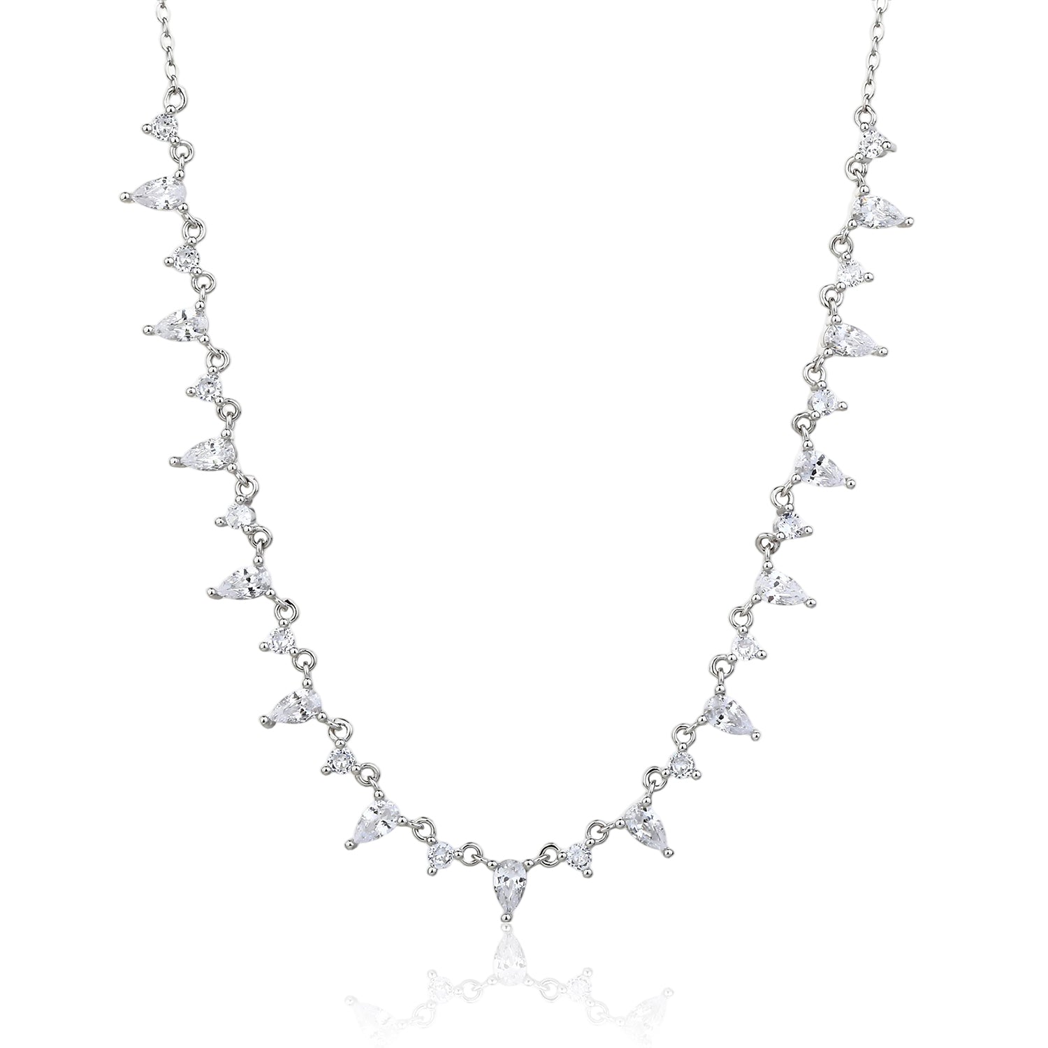 Reina Necklace - כסף אמיתי 925
