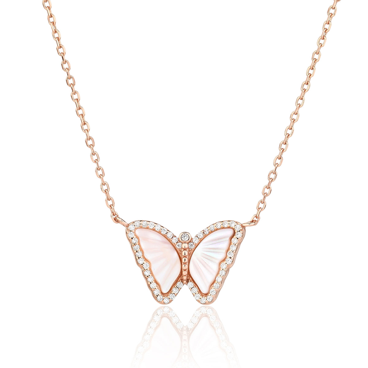 Frankie Necklace - ציפוי זהב אדום 14K