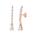Thalia Earrings - ציפוי זהב אדום 14K