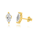 Ines Earrings - ציפוי זהב 14K