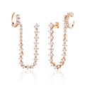 Stella Earrings - ציפוי זהב אדום 14K