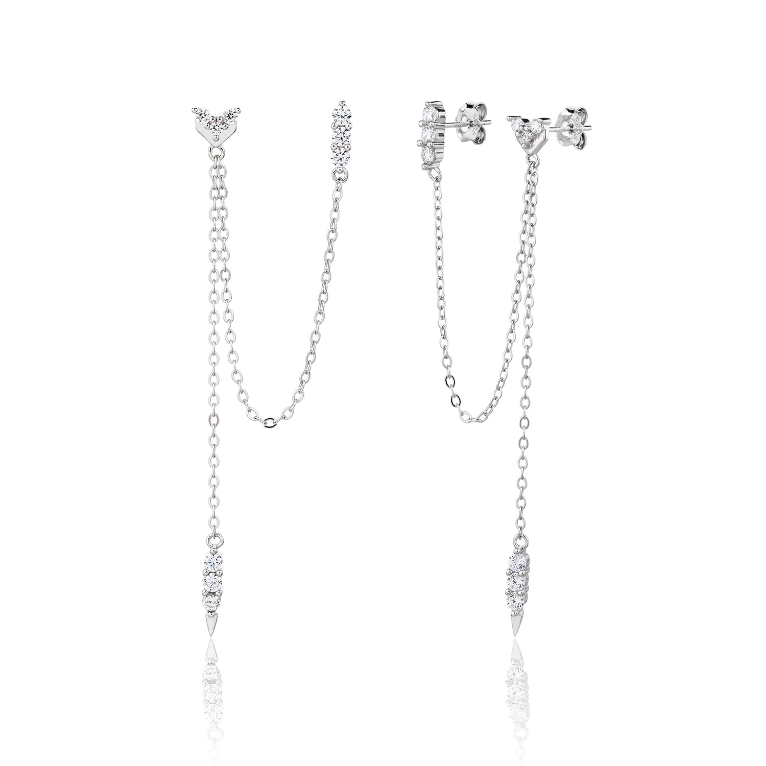 Belle Earrings - כסף אמיתי 925
