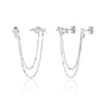 Chloe Earrings - כסף אמיתי 925