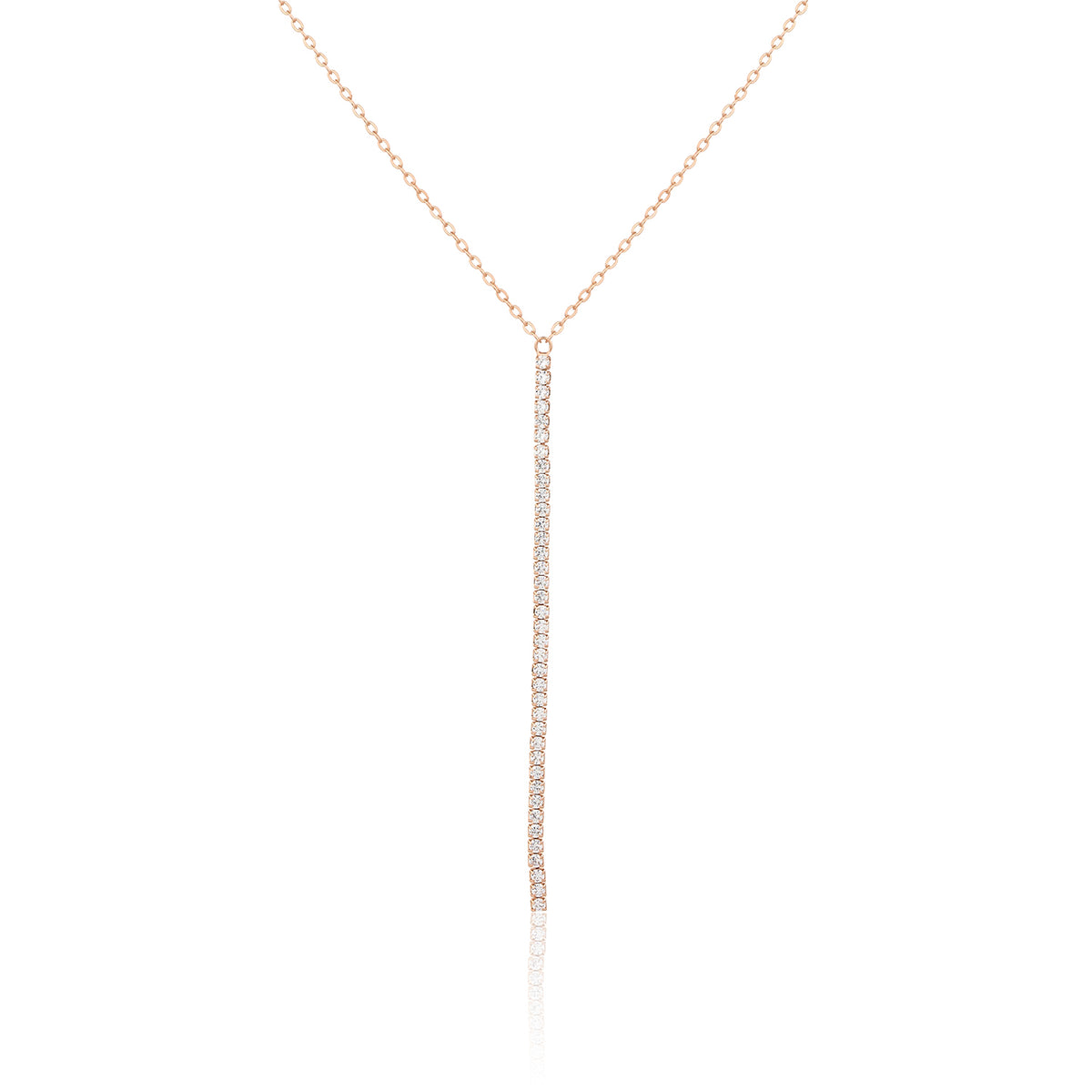 Eveline Necklace - ציפוי זהב אדום 14K