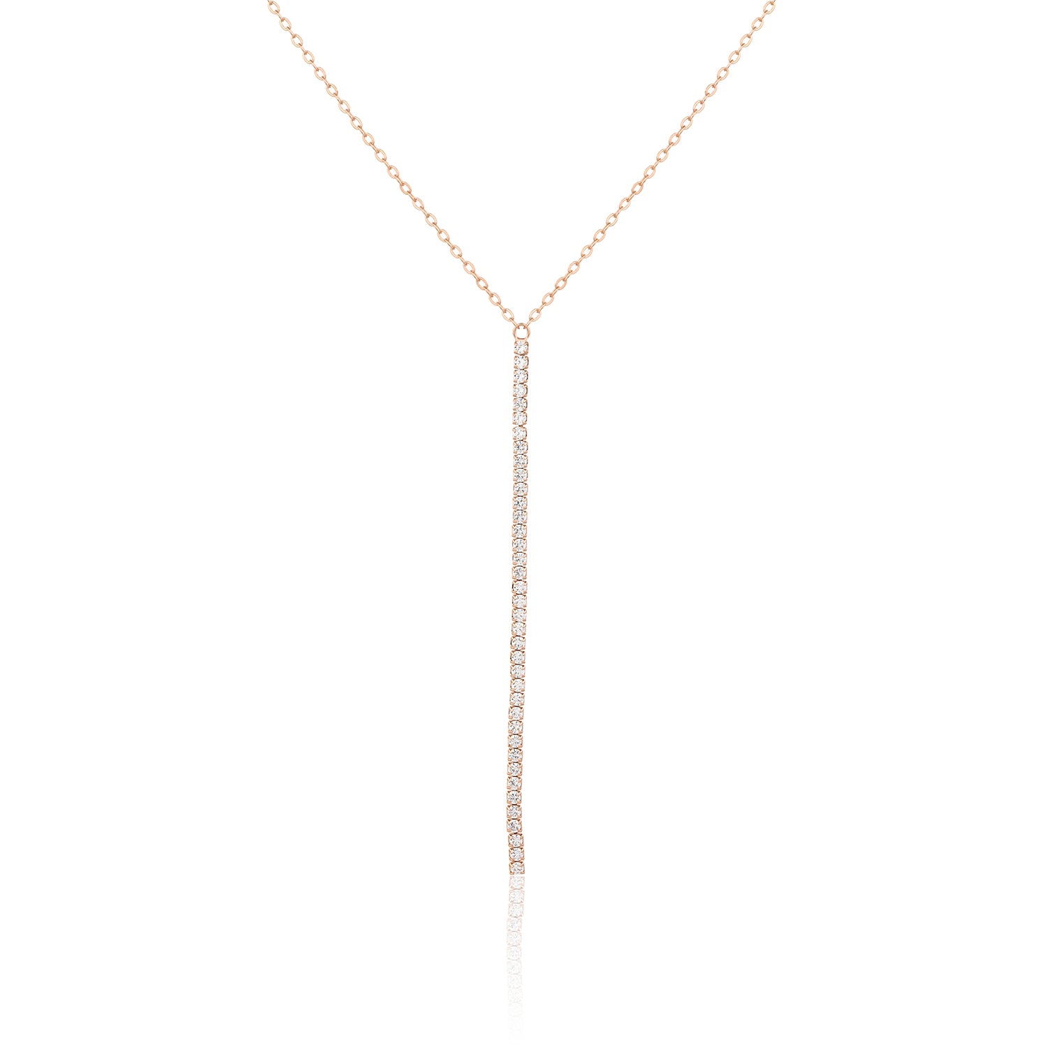Eveline Necklace - ציפוי זהב אדום 14K