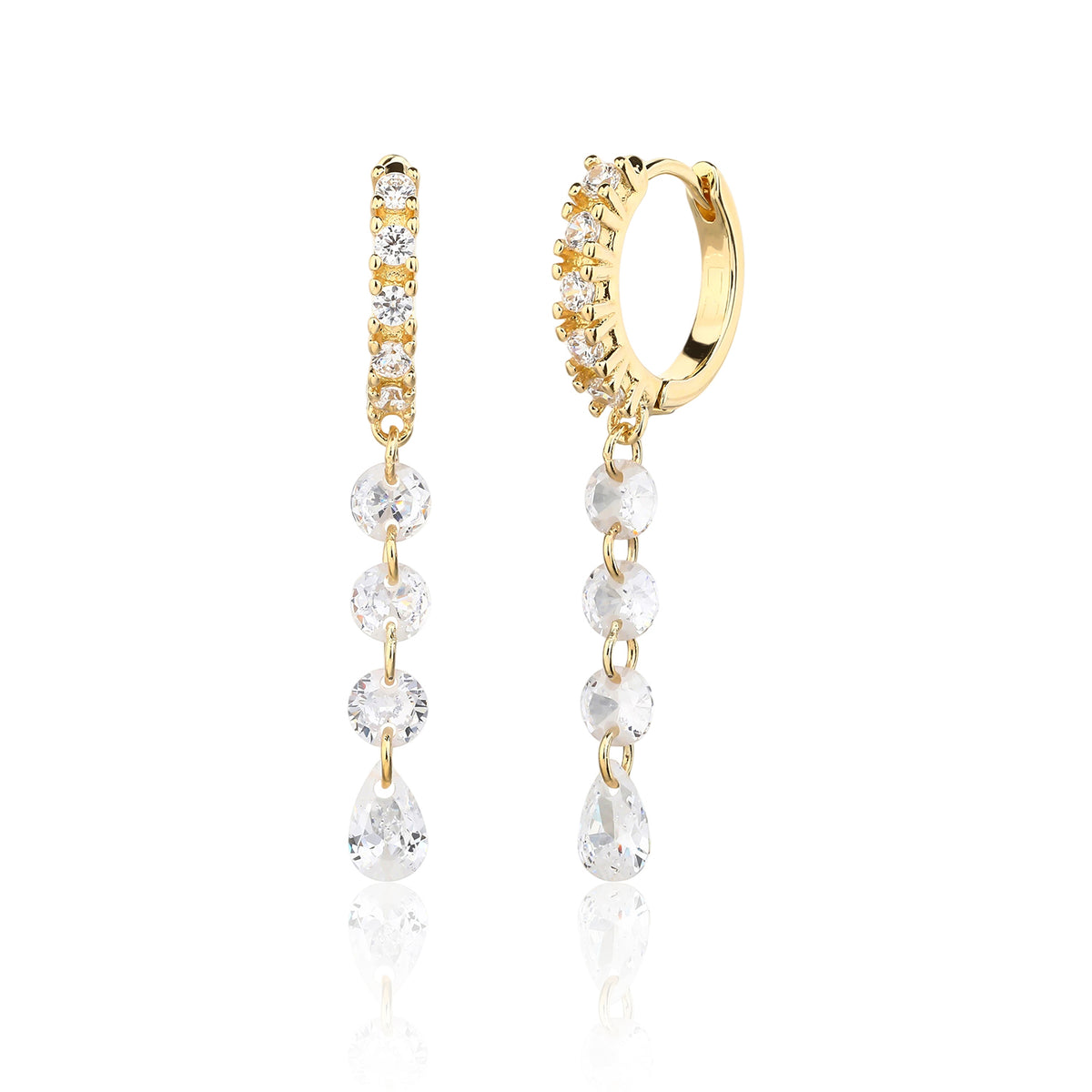 Celia Earrings - ציפוי זהב 14K