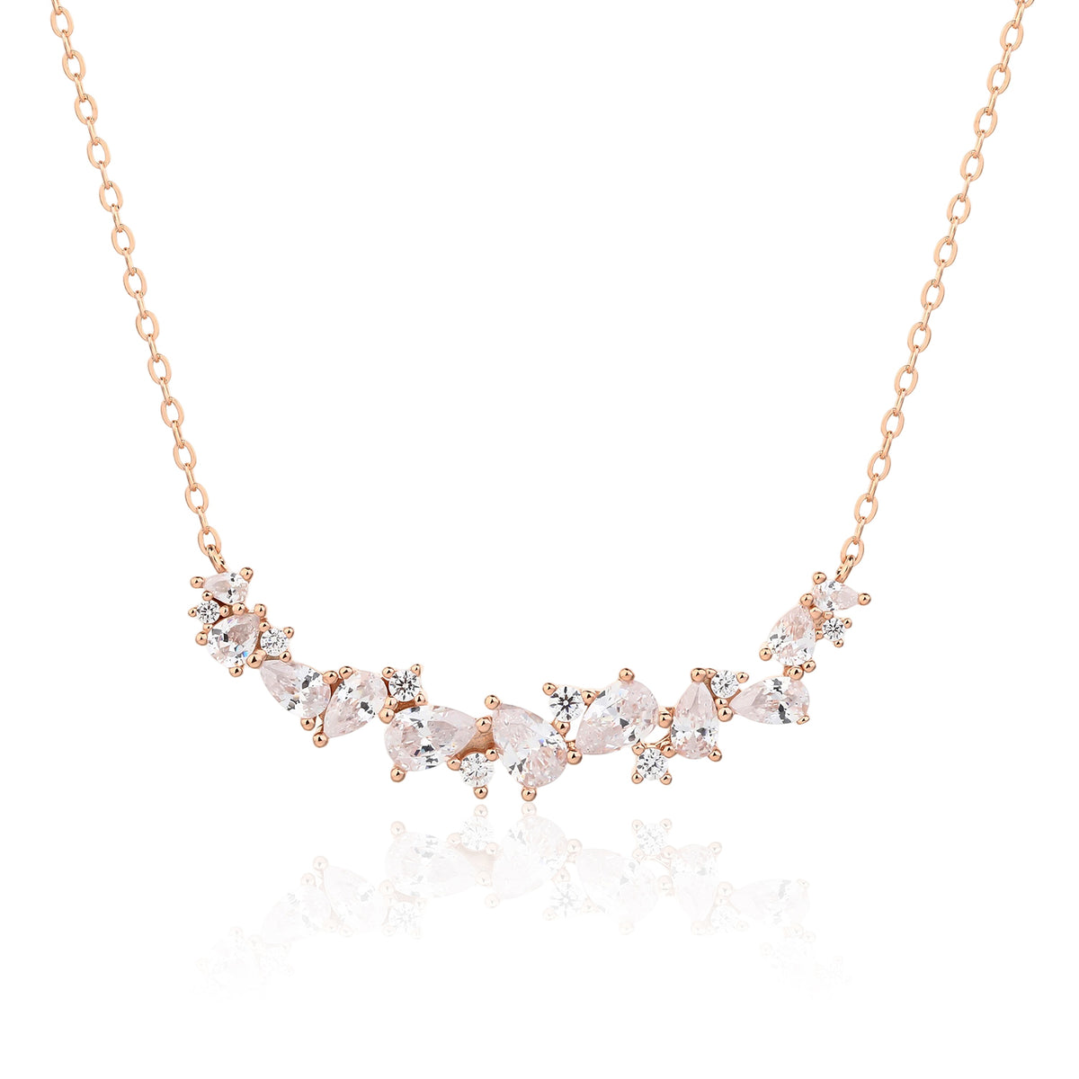Amelie Necklace - ציפוי זהב אדום 14K