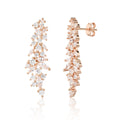 Rue Earrings - ציפוי זהב אדום 14K