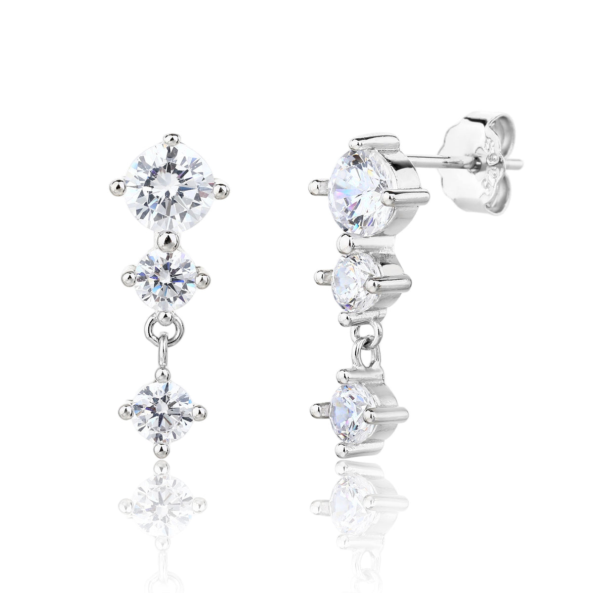 Fleur Earrings - כסף אמיתי 925