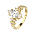 Flora Ring - ציפוי זהב 14K