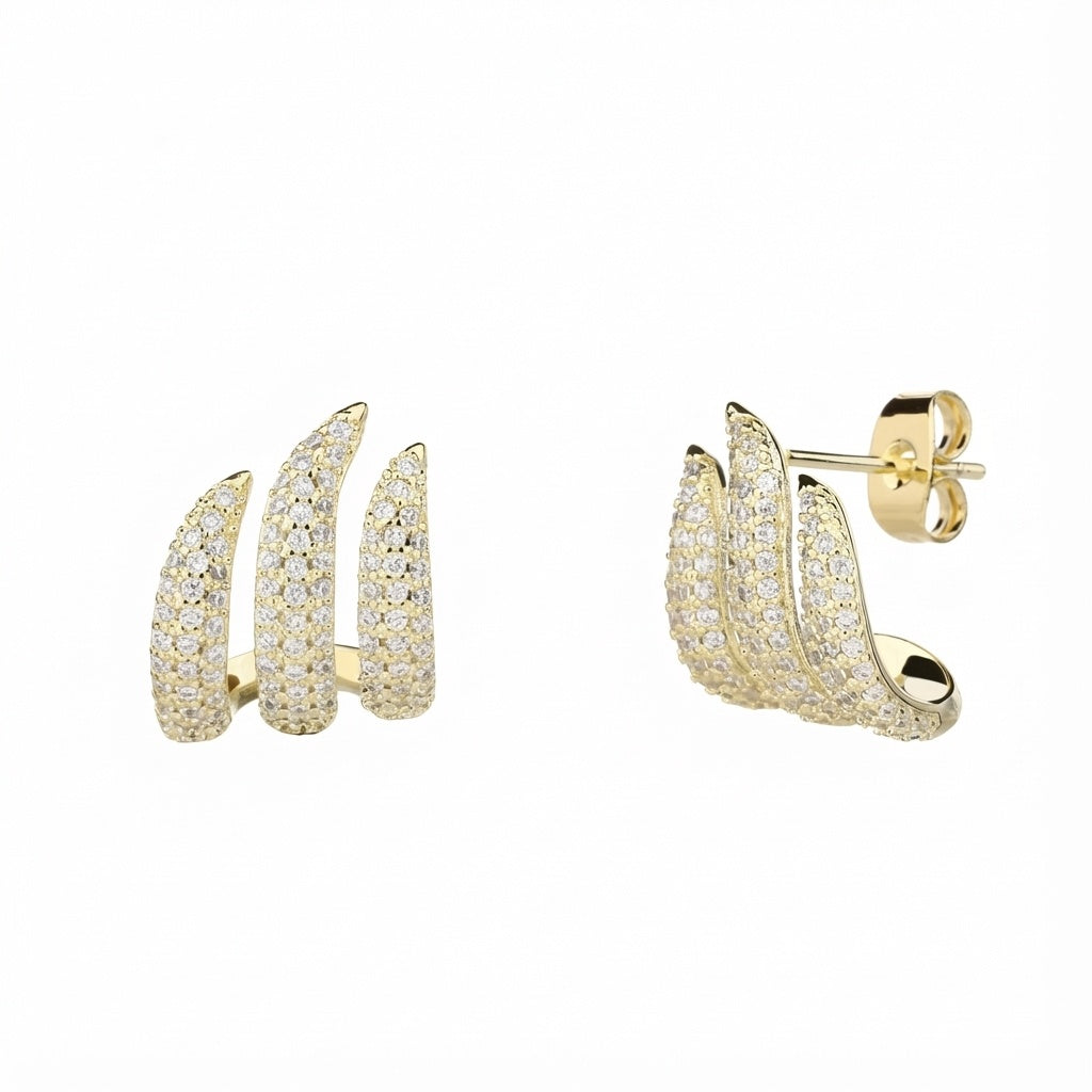 Cora Earrings - ציפוי זהב 14K