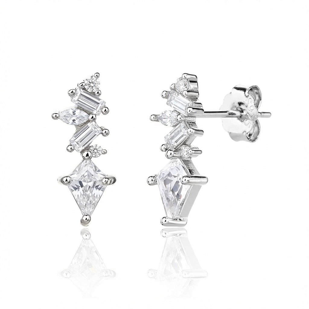 Kiara Earrings - כסף אמיתי 925