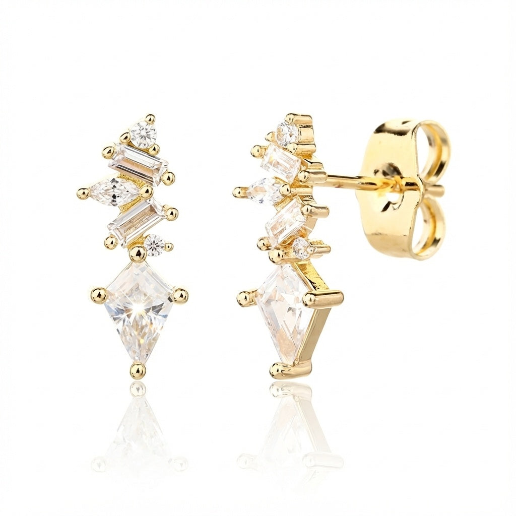 Kiara Earrings - ציפוי זהב 14K
