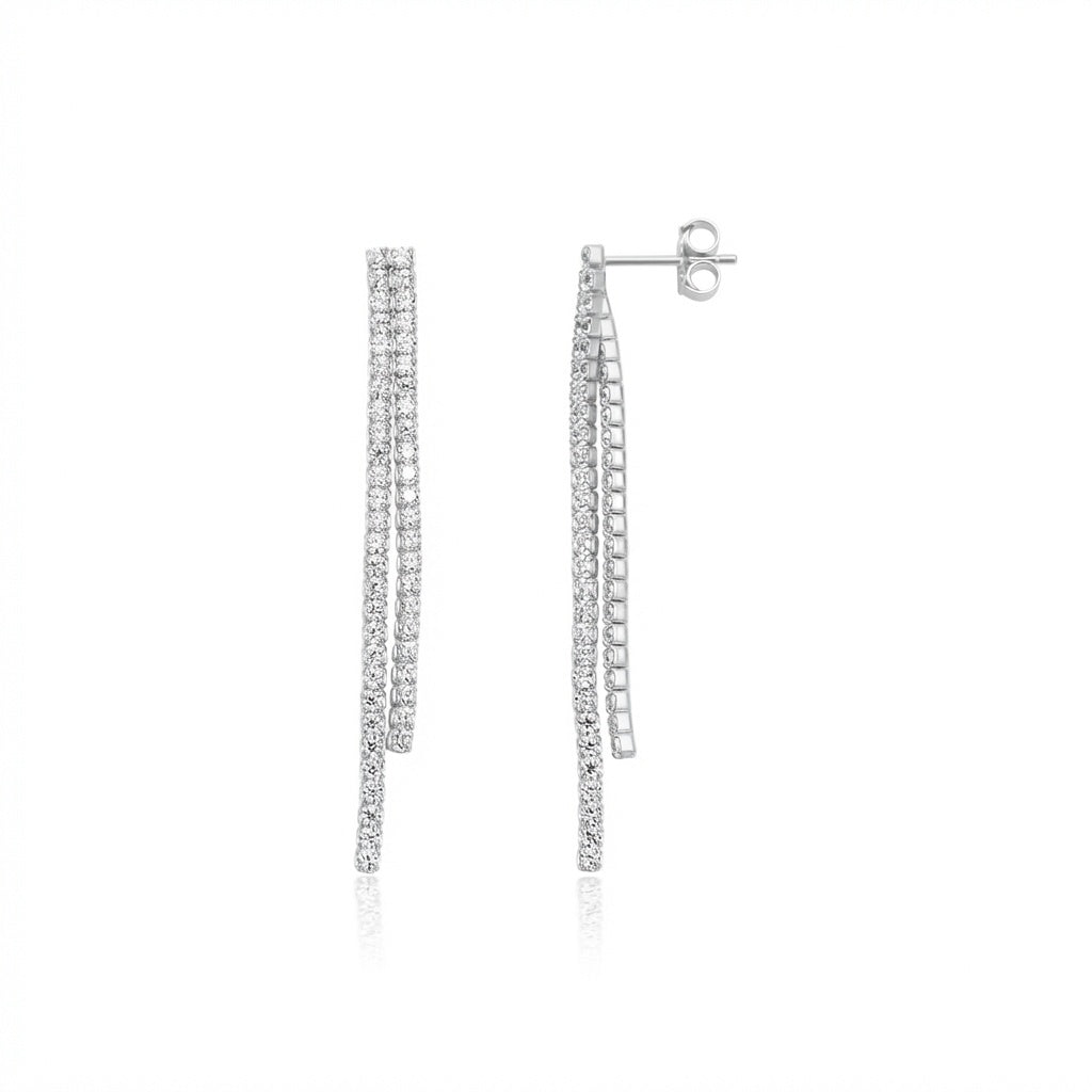Carys Earrings - כסף אמיתי 925