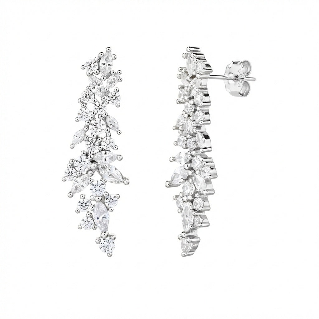 Rue Earrings - כסף אמיתי 925