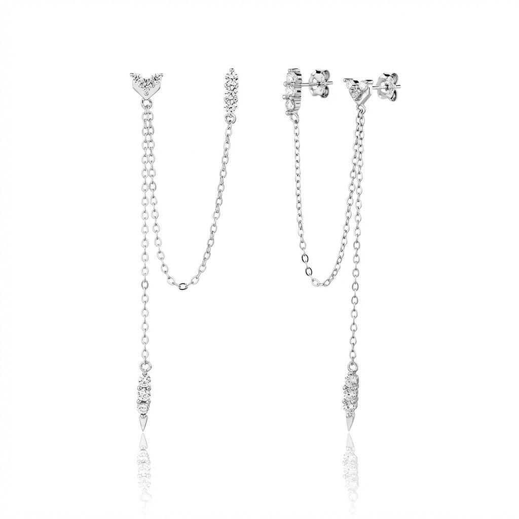 Belle Earrings - כסף אמיתי 925