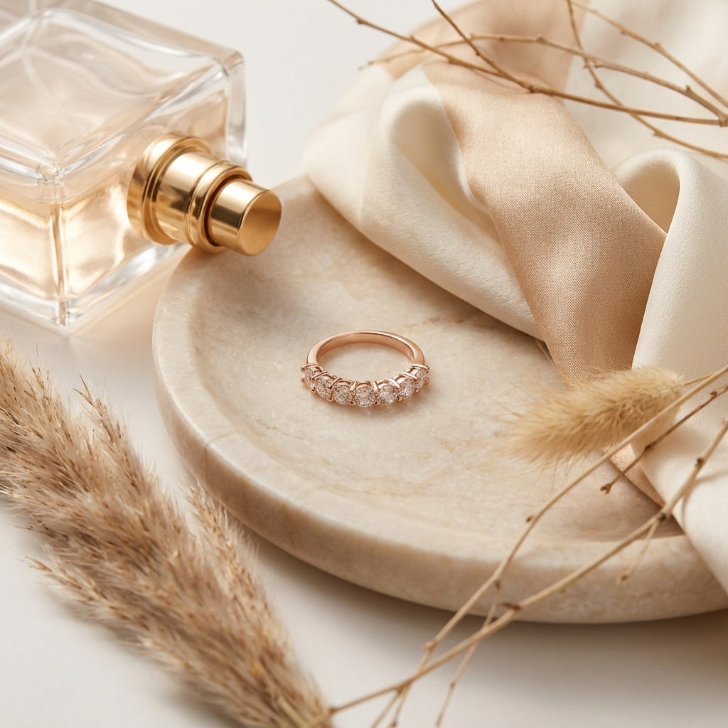 Capri Ring - ציפוי זהב אדום 14K