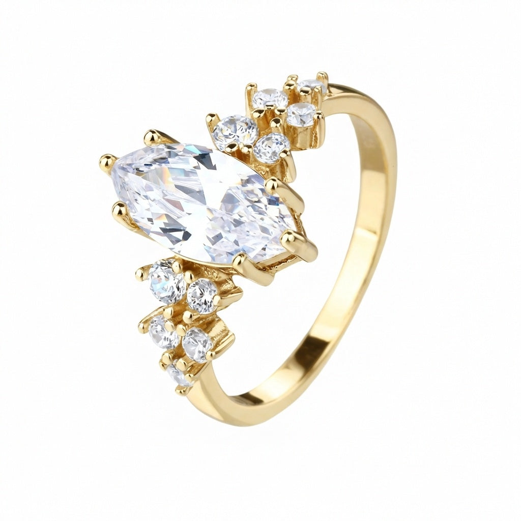 Flora Ring - ציפוי זהב 14K