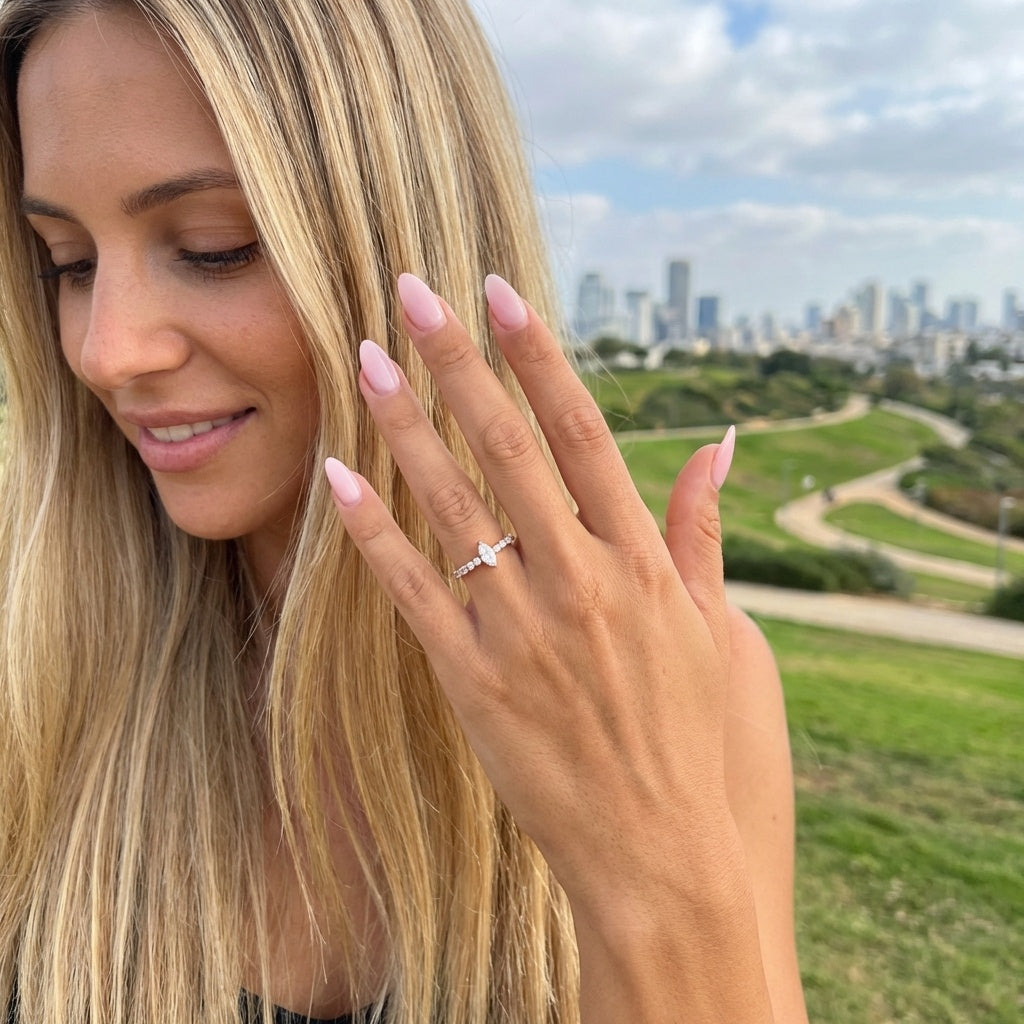 Paris Ring - כסף אמיתי 925